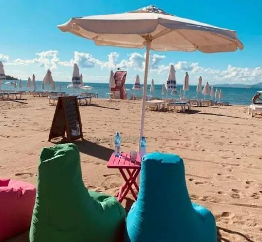 Апартамент Bbr26- Sea View First Line Sarafovo Бургас